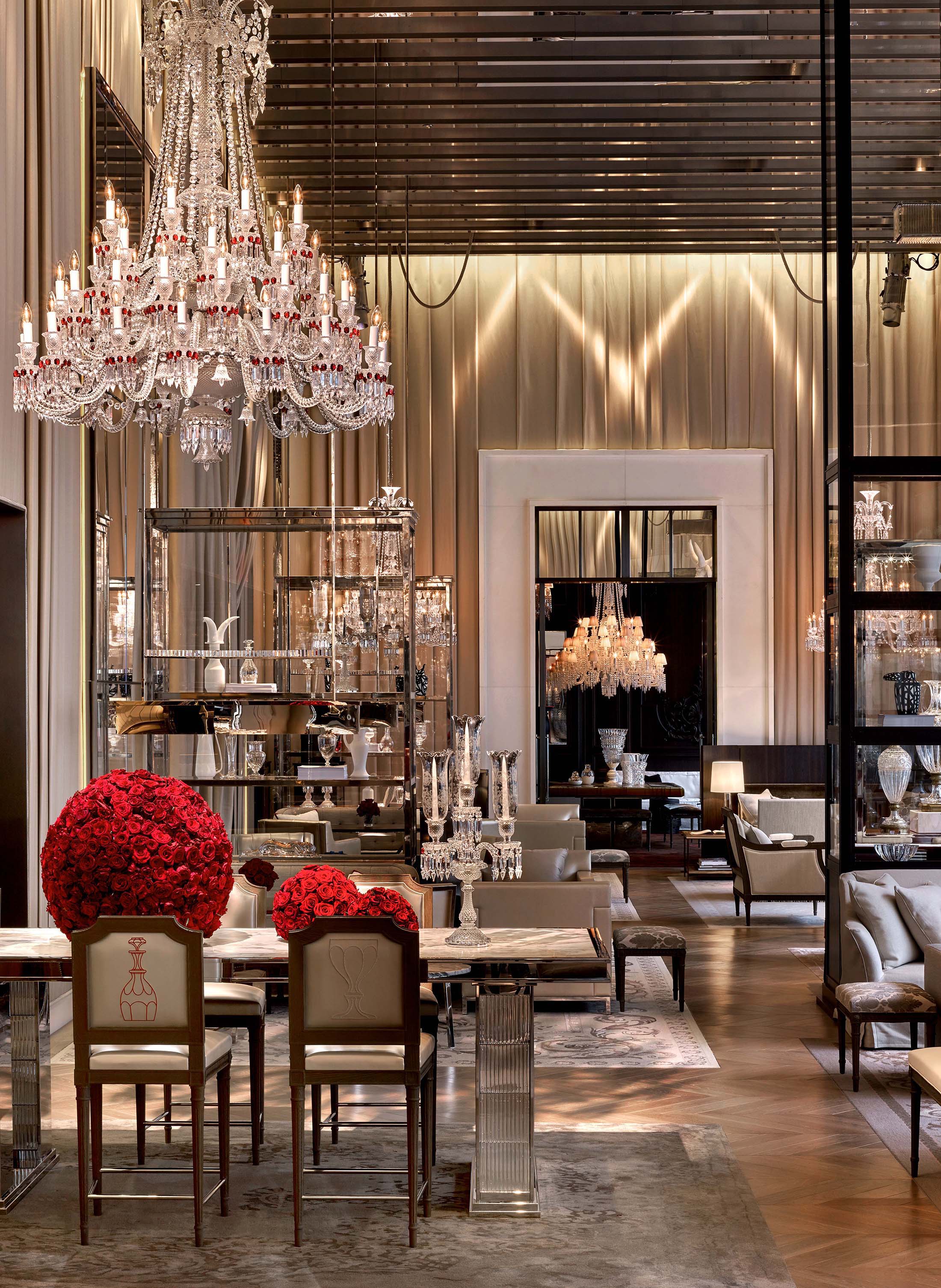 The Grand Salon at Baccarat Hotel New York